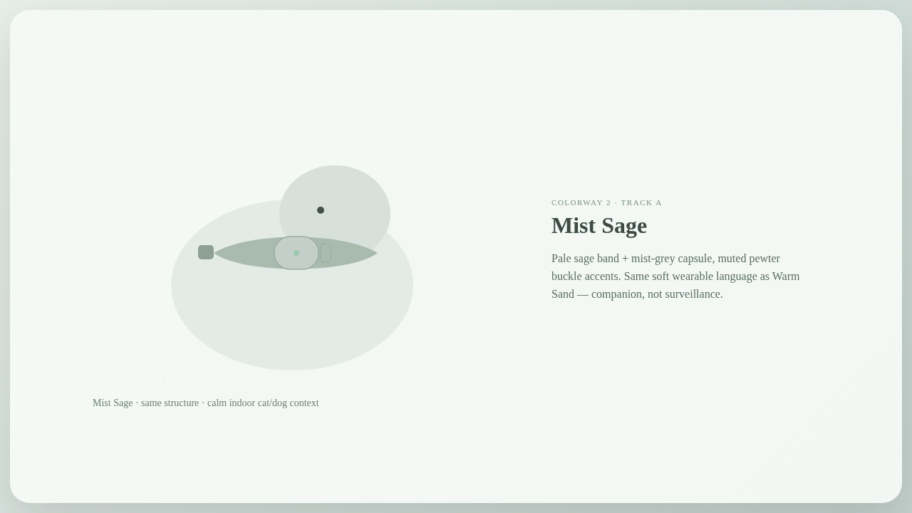 Collar in Mist Sage